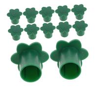 VICASKY 12pièces Manchons De Protection pour Tiges De Bambou De Jardin Couvre-poteaux Plastique Embouts pour Poteaux Extérieurs Housses pour Décoration De Clôture