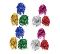 VICASKY 12pièces Perruques Colorées à Paillettes pour Adultes Perruques de Déguisement pour Fêtes de Fête pour Mariages et Carnavals Couleur Aléatoire