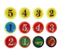 VICASKY 12pièces Petits Aimants De Remplacement Pour Tableau De Basketball Accessoires Universels Pour Entraîneurs Et Joueurs