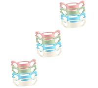 VICASKY 12pièces Poignées Pour Biberons De Poignées Ergonomiques Pour Allaitement Pratiques Et Colorées Développement De Autonomie