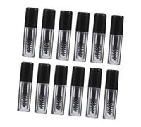 VICASKY 12pièces Tube de Mascara Vide Transparent Mini avec Brosse Applicateur pour Cils Rechargeable Format Voyage