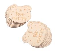 VICASKY 14pièces Cartes De Jalons Pour Garçon Fille Annonce De Naissance Décorative Avec Thème Cartoon Accessoires De Photographie Pour Nourrissons