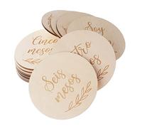 VICASKY 14pièces Mensuelles Pour Accessoires Photo Annonce De Naissance Prop Commémoratif Né Diamètre Épaisseur