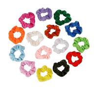 VICASKY 15 pièces Lot de Chouchous Velours Multicolores Doux et Élastiques Accessoires Mode Flanelle Maintien Confortable pour Cheveux Épais ou Fins