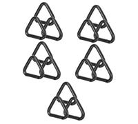 VICASKY 15 Pièces Lot de Mousquetons Triangulaires Alliage Aluminium Boucles de Ceinture Résistantes pour Escalade Camping et Randonnée Porte Clés et