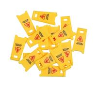 VICASKY 15 pièces Set de Panneaux Miniatures et Barrières de Circulation Éducatif pour Garçon Fille Accessoires de Simulation Routière pour Table à Sable Plastique et Interactif