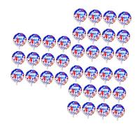 VICASKY 150 Pièces Ballons Aluminium Drapeau Américain Décoration Fête Jour Indépendance Intérieur Extérieur