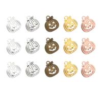 VICASKY 150 Pièces Charmes Décoratifs Citrouille en Alliage pour Collier | Pendentif à Trou Suspendre, Usage Maison et Fête, Breloques pour Création de Bijoux