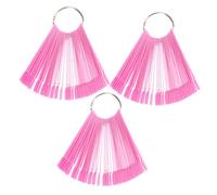 VICASKY 150pièces Bâtonnets Échantillons Ongles Avec Anneau Pour De Vernis à Ongles Pour Pratique Et Affichage De De Manucure