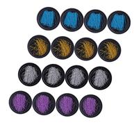 VICASKY 16 Boîtes Boîte de Décorations Ongles Métalliques de Fils Colorés pour Nail Art et Chics pour Créations DIY et Partage