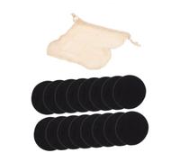 VICASKY 16pièces Disques Démaquillants pour Visage Lot de Lingettes Rondes Fibres Outil de Nettoyage Cosmétique Réutilisable pour Femme Éponges Nettoyantes