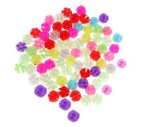VICASKY 180 Pièces Perles de Rayons de Colorées Décoration Plastique Lumineuse Facile à Installer pour Roues de Vélos Clips Décoratifs Ornament pour Rayons de Roue