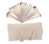 VICASKY 18pièces Lot De Pinceaux Maquillage Pour Fond De Teint Poudre Et Cils Pinceaux Maquillage Visage Yeux