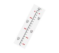 VICASKY 1ensemble Autocollants Muraux Mesure De Pour Garçon Fille Décoration Ours Stickers Amovibles Pour Chambre Garçon Fille Pour La