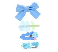 VICASKY 1ensemble Barrette à Cheveux Et Nœud Pour Ensemble De Accessoires Tissu Et Acrylique Pour Garçon Fille Parfaits Pour