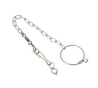 VICASKY 1Ensemble Chaînes à Pied pour Perroquets Acier Inoxydable Accessoires pour Oiseaux avec Bagues à Kit Pratique pour Protéger de Animaux