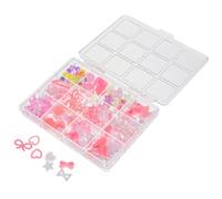 VICASKY 1ensemble Charms Kawaii Set Mini Accessoires Nail Art Avec Cœurs Et Décorations Pour Manucure Et Bijoux Pour Et Personnalisation