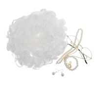 VICASKY 1ensemble Costume Mère Pour Adultes Avec Perruque Blanche Et Accessoires Pour Halloween Et Cosplay Déguisement Amusant Pour Fête