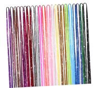 VICASKY 1ensemble Kit De Mèches De Cheveux Colorées Avec De Décoration Pour Extensions De Cheveux Et Tresses De Fils Pailletés