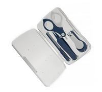 VICASKY 1ensemble Set De Ciseaux à Pour Kit De Manucure Sécurisé Avec Outils Précis Et Étui Ciseaux Anti-pincement Né Pratique Pour Petits