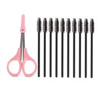 VICASKY 1ensemble Set De Outils Acier Inoxydable Ciseaux à Sourcils Brossettes Spirales Pour Maquillage Des Yeux Ciseau Et Brossettes