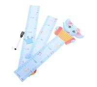 VICASKY 1ensemble Toise Murale Amovible Pour Garçon Fille Autocollant Décoratif Animaux Cartoons Pour Mesurer La Hauteur La Chambre Des Garçon Fille