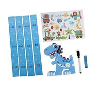 VICASKY 1ensemble Toise Murale Autocollants Animaux Pour Garçon Fille Décoration Murale Dinosaure Amusante Mesure De Éducative Facile à Installer Et Amovible