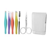 VICASKY 1Ensemble Tondeuse à Sourcils Inoxydable Kit de Soins Sourcils Ciseaux de Voyage pour Toilettage et Pratique
