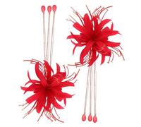 VICASKY 1paire Épingles à Cheveux Traditionnelles Avec Pompons Accessoires De Mariage Élégants Chinoises Pour De Mariée Et Costumes Décoration