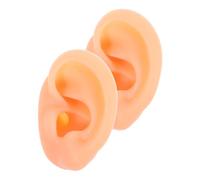 VICASKY 1Paire Modèles Oreilles Silicone Réalistes pour Affichage et Formation Durables et Flexibles pour Éducation et Maquillage Théâtral
