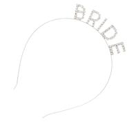 VICASKY 1pièce Accessoire De Mariage Couronne Bride Bandeau Élégant Pour Fête Nuptiale Décoration De Cheveux Pour Enterrement De Vie De Jeune Fille Et Mariage