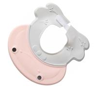 VICASKY 1pièce Chapeau De Bain Garçon Fille Ajustable Casque De Protection Pour Oreilles Bonnet De Douche Étanche Pour Garçon Fille Pour Lavage Bain Rose