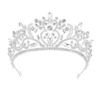 VICASKY 1Pièce Couronne de Mariage Cristal Diadème Élégant et Accessoire de Chic et Luxueux pour Fêtes et Banquets
