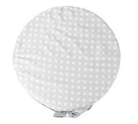 VICASKY 1pièce Coussin De Pour Chaise Garçon Fille Anti-dérapant Éponge Confortable Coussin Rond Argenté Pour Utilisation à Diamètre Épaisseur