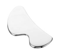 VICASKY 1pièce Outil De Massage Facial Acier Inoxydable Gratteur Gua Pour Massage Relaxant Du Corps Et Du Visage Facile à Transporter Et Améliore La Circulation Sanguine Et Éclat Peau