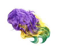 VICASKY 1pièce Perruque Bou Femme Avec Frange Accessoires De Cosplay Trois Couleurs Pour Fêtes Et Événements Festifs