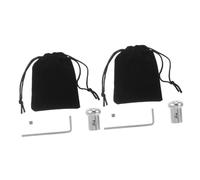 VICASKY 2 Ensembles D'Accessoires De Pied De Diapason Accessoires De Pieds De Diapason Pieds De Diapason Universels Pieds De Diapason Lisses Pieds De Diapason En Métal Universels