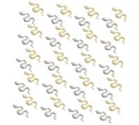 VICASKY 2 ensembles Petits Bijoux D'Ongles En Forme De Serpent Bijoux D'Ongles Pour Nail Art Breloques Pour Ongles Breloques D'Ongles Serpent Breloques 40 pièces * 2