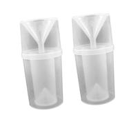 VICASKY 2 Ensembles Pluviomètre de Mesure de Pluie Transparent Instrument de Mesure Précis pour Jardin et École Tasse de Pluie Facile à Lire Outil Pédagogique Extérieur pour Sciences