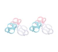 VICASKY 2 Ensembles Poignée De Bouteille Clip De Biberon Silicone Bottle Girsles Sangle De Bouteille D'alimentation De Bébé Bouteille Avec Anses Gel De Silice 3 Pièces * 2