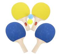 VICASKY 2 Ensembles Set de Tennis de Table pour Garçon Fille Légères et Balles avec Compact Forme de Gourde Équipement Entraînement Portable pour Jeux Extérieur et Apprentissage Débutant