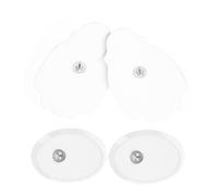 VICASKY 2 Pads de Massage Auto Adhésifs Réutilisables Silicone Non Tissé Multi Fonctionnels et Portables pour Électrostimulateur Accessoires pour Soulager Dos