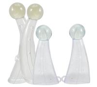VICASKY 2 paires Couvre Corne de Vache Silicone Protection Durable et Confortable pour Bétail pour Veaux Design Pratique Accessoire Indispensable pour Agriculture