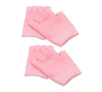 VICASKY 2 paires Hydratants Gel sans Doigts Soins Mains Confort et Absorption Crème Lot de Rose Protection Anti-dessèchement et Fissures