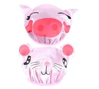 VICASKY 2 Pcs Dessin Animé Bonnet De Pour Enfants Chapeaux De Bain Réglables Chapeaux De Shampoing Pour Bonnets De Bain Chapeaux De Bain Pour Enfants Bonnets De Pour Bonnets De