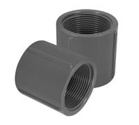 VICASKY 2 Pièces Adaptateur PVC Raccords de Tuyau Étanches pour Systèmes de Plomberie Installation Facile et Durable pour Eaux Corrosives et Potables