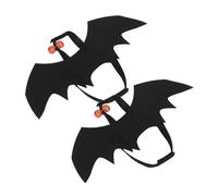 VICASKY 2 pièces Ailes de Chauve-Souris pour Chien et Chat avec Clochette Costume Halloween Accessoires Cosplay Faciles à Porter pour Animaux