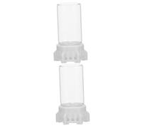 VICASKY 2 Pièces Ant Water Feeder Plastique et Verre Abreuvoir Stable et Facile Utilisation pour Fourmilière Accessoire Pratique pour Nourrir Les Fourmis sans Ouvrir Le Nid