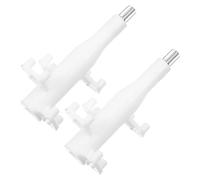 VICASKY 2 Pièces Arbre de Lame de Hachoir à Viande, Axe D’entraînement pour Hachoir à Aliments 2l, Plastique Blanc, Base Stable, Entretien Facile, pour Food Mincer et Food Processor,
