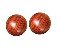 VICASKY 2 pièces Balles de Massage Bois Naturel Boules de Santé Chinoises pour Mains Soulagement Du Stress et Amélioration Flexibilité des Doigts